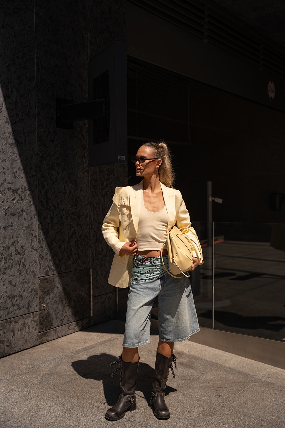 Marynarka z lnem Here Comes the Sun