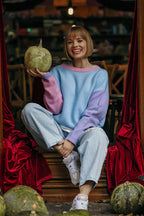 Wełniany sweter Painted Memories