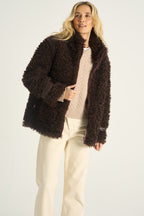Kurtka Fluffy Mocha Moonrise