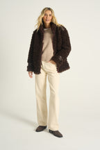 Kurtka Fluffy Mocha Moonrise