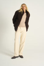 Kurtka Fluffy Mocha Moonrise