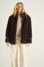 Kurtka Fluffy Mocha Moonrise