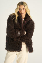 Kurtka Fluffy Mocha Moonrise