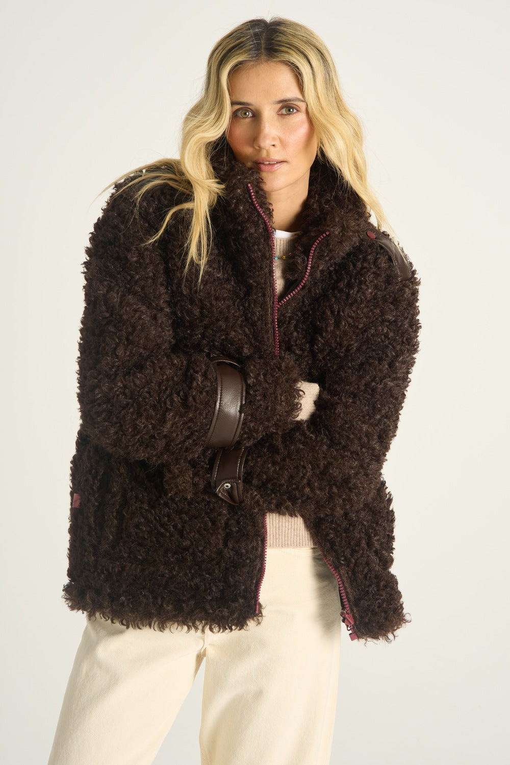 Kurtka Fluffy Mocha Moonrise