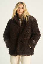 Kurtka Fluffy Mocha Moonrise