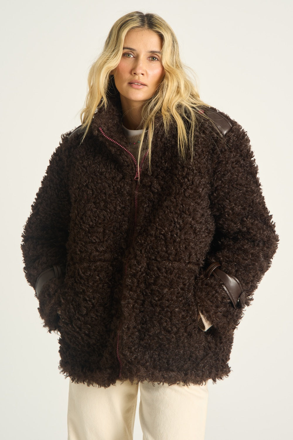 Kurtka Fluffy Mocha Moonrise