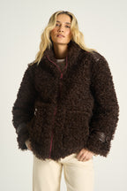 Kurtka Fluffy Mocha Moonrise