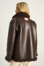 Kurtka Fluffy Mocha Moonrise