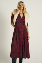 Sukienka midi Cranberry Spark