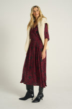 Sukienka midi Cranberry Spark