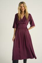 Sukienka midi Plum Affair