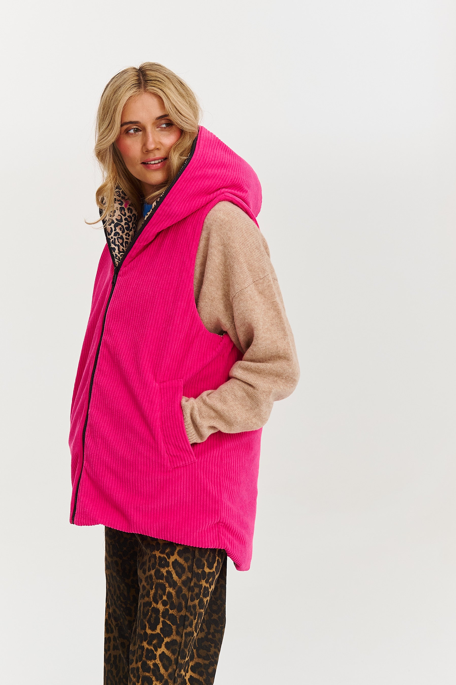 Kamizelka dwustronna Pink Panther
