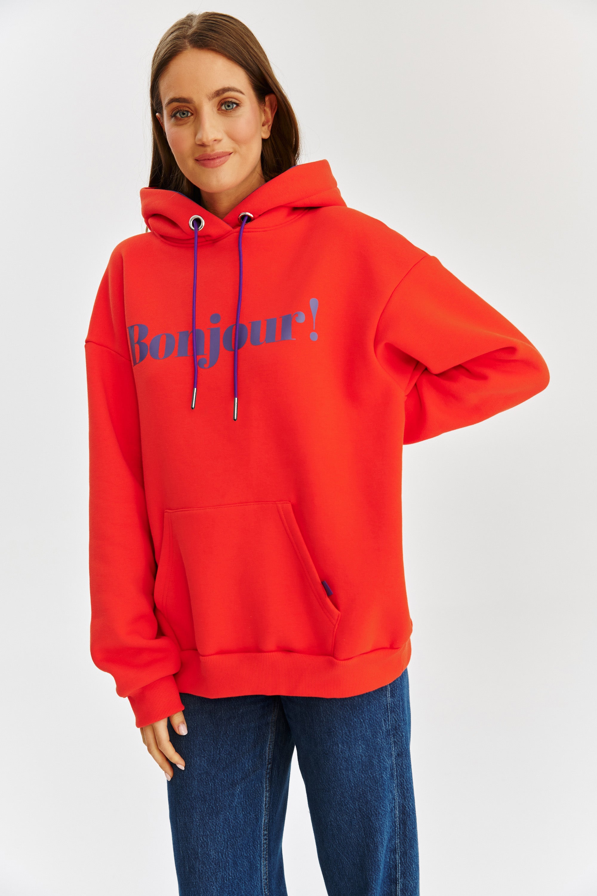 Bluza z kapturem Bonjour Adieu