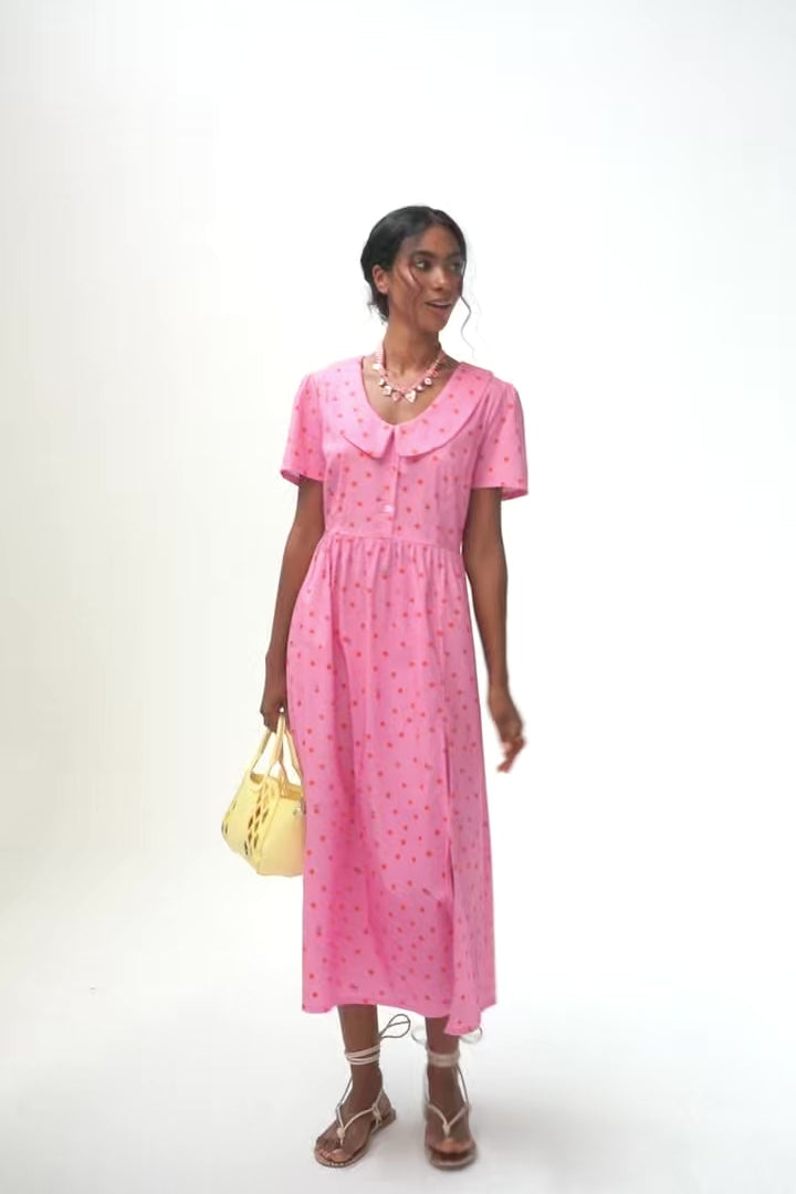 Sukienka midi Pink Pomodorini