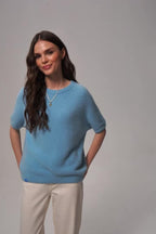 Sweter z krótkim rękawem Aquarelle