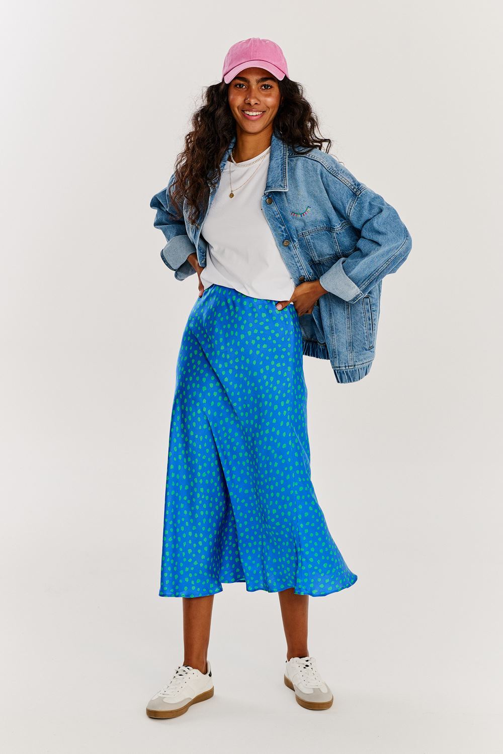 Spódnica midi Mint Drops
