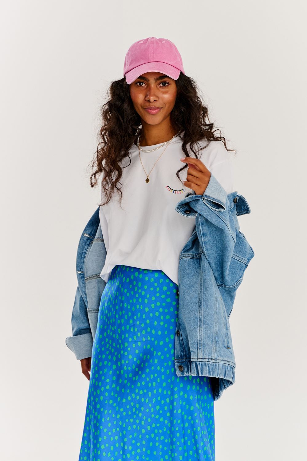 Spódnica midi Mint Drops