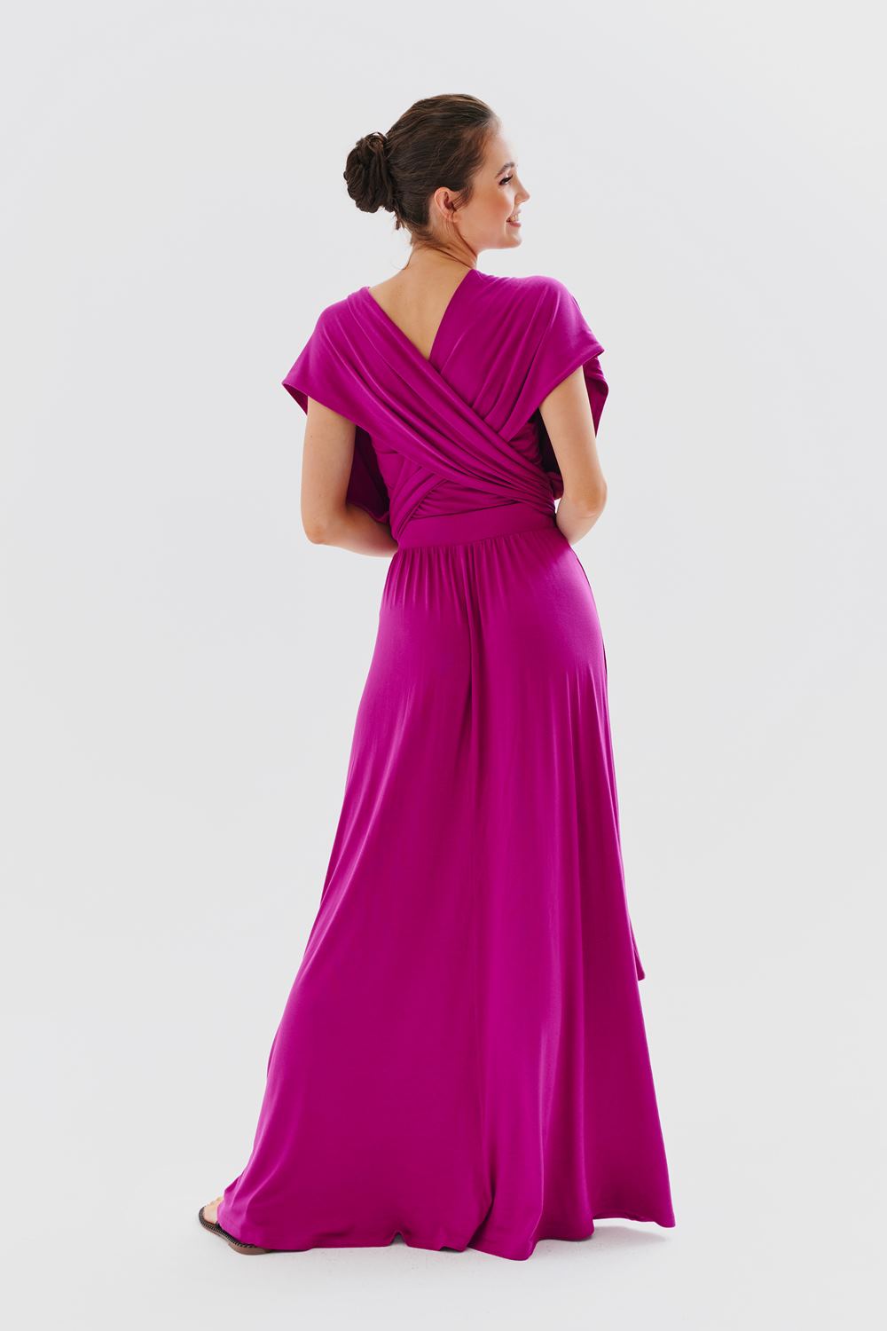 Sukienka infinity maxi Magenta Love