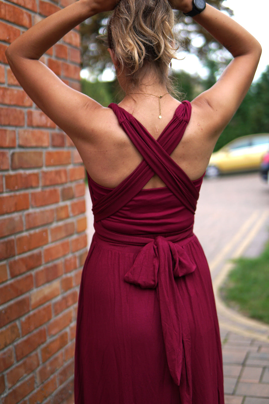 naoko wiskozowy czerwony top 